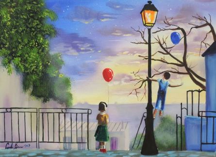 Montmartre Paris painting available at Artfinder £320