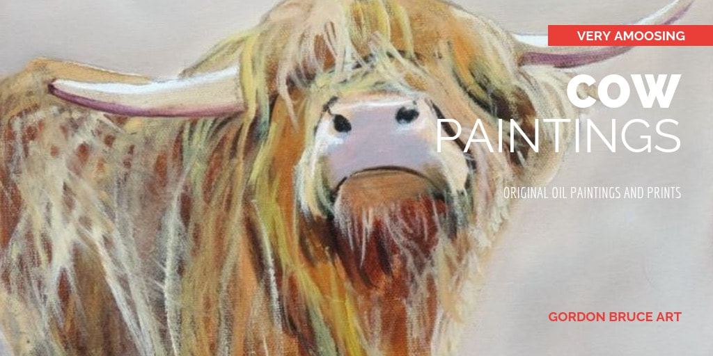 #paintings of cows