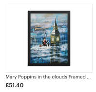 Mary Poppins framed
